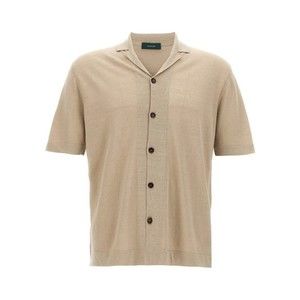 Zanone Relaxed-Fit Linen And Cotton Blend Shirt - NWT